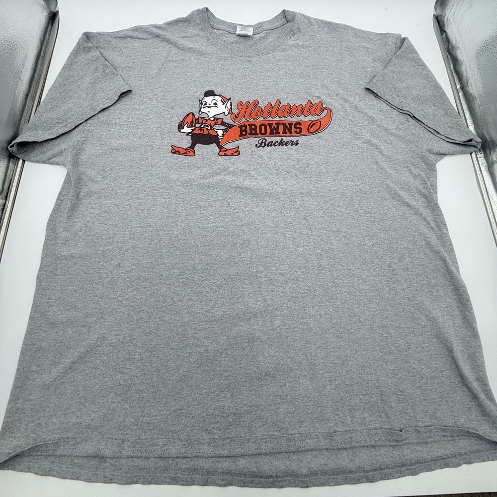 Vintage NFL Cleveland Browns Brownie The Elf Hotlanta Browns Backers Tshirt 2XL